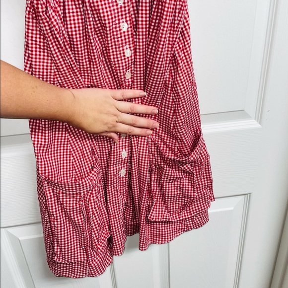 Gingham Sleeveless Dress Small by Aqua - Picture 3 of 3